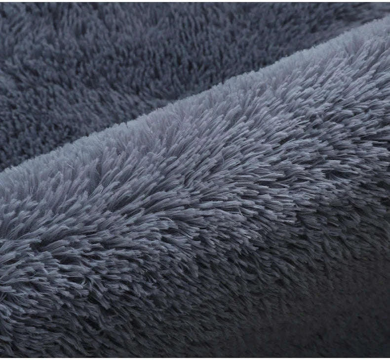 White Fluffy Pink Rug for Modern Living Rooms-Sky Blue / 80x200cm 31x78inch