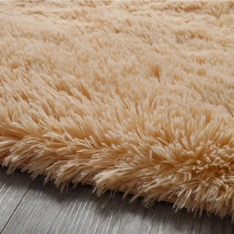 White Fluffy Pink Rug for Modern Living Rooms-Sky Blue / 80x200cm 31x78inch