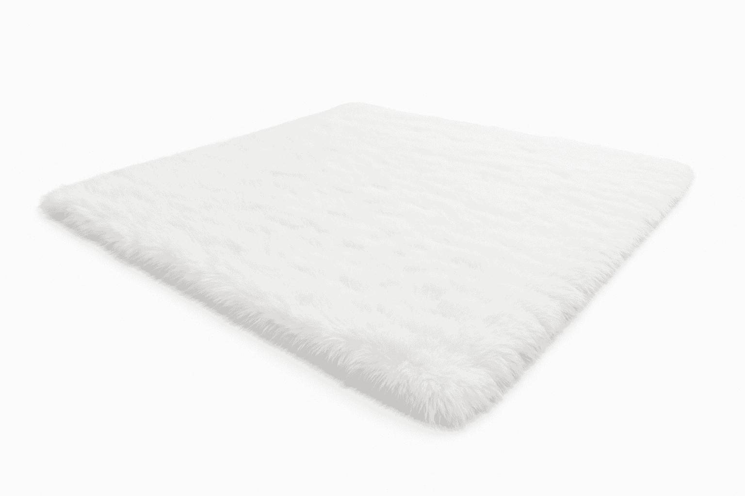 White Fluffy Pink Rug for Soft, Modern Living Room Comfort-Sky Blue / 80x200cm 31x78inch