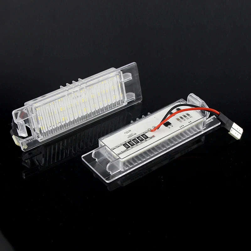 White LED License Plate Lamp for T10 Halogen Replacement-2pcs Led Lights / China Mainland