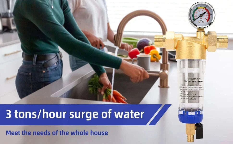 Whole House Spin Down Sediment Water Filter Pre-Filter System-filter element
