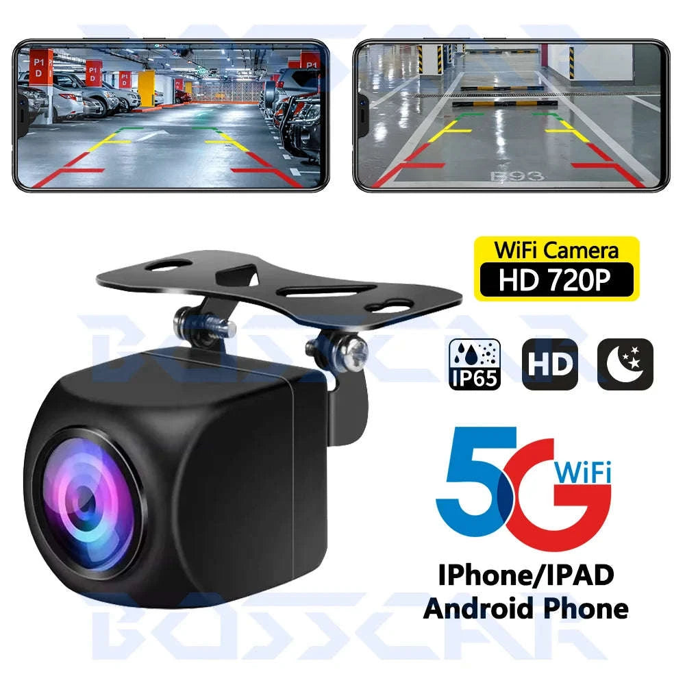 Wi-Fi Car Rear View Camera with Night Vision-12 V