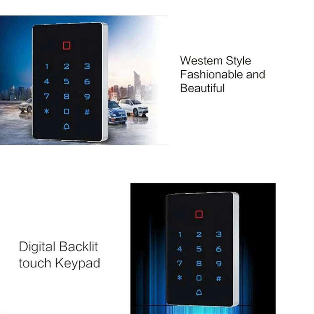 Wi‑Fi RFID Access Control Keypad with Touch Reader-T12EM-WIFI and cover
