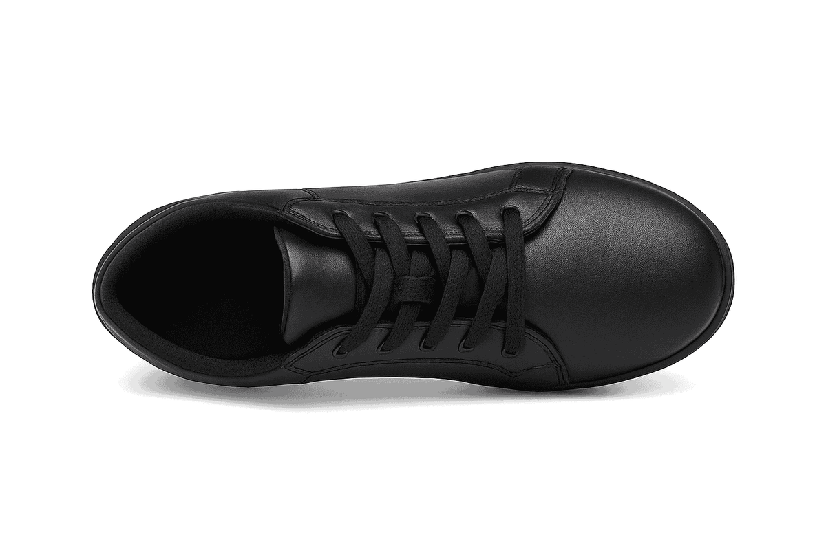 Wide Barefoot Walking Shoes Black Lightweight Soft Soled Flat Shoes-WHITE / 48