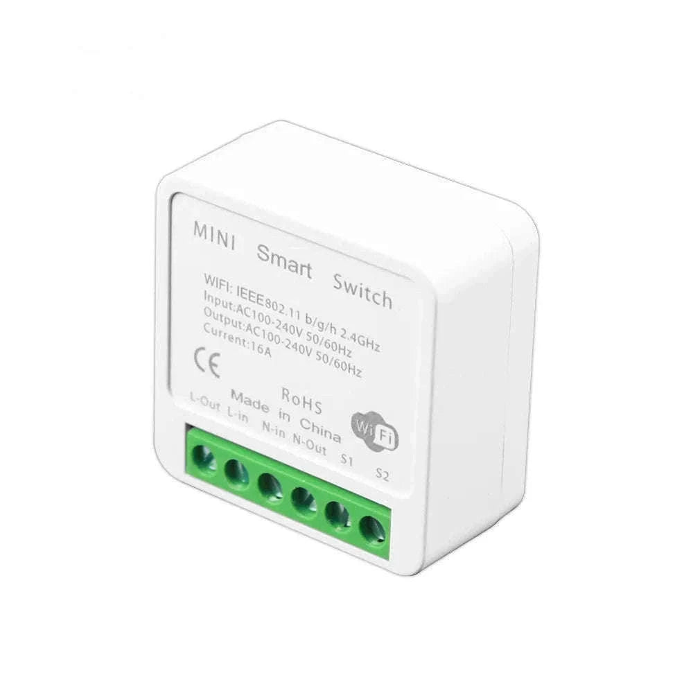 WiFi 16A Smart Light Switch Module with App and Voice Control-2Pcs