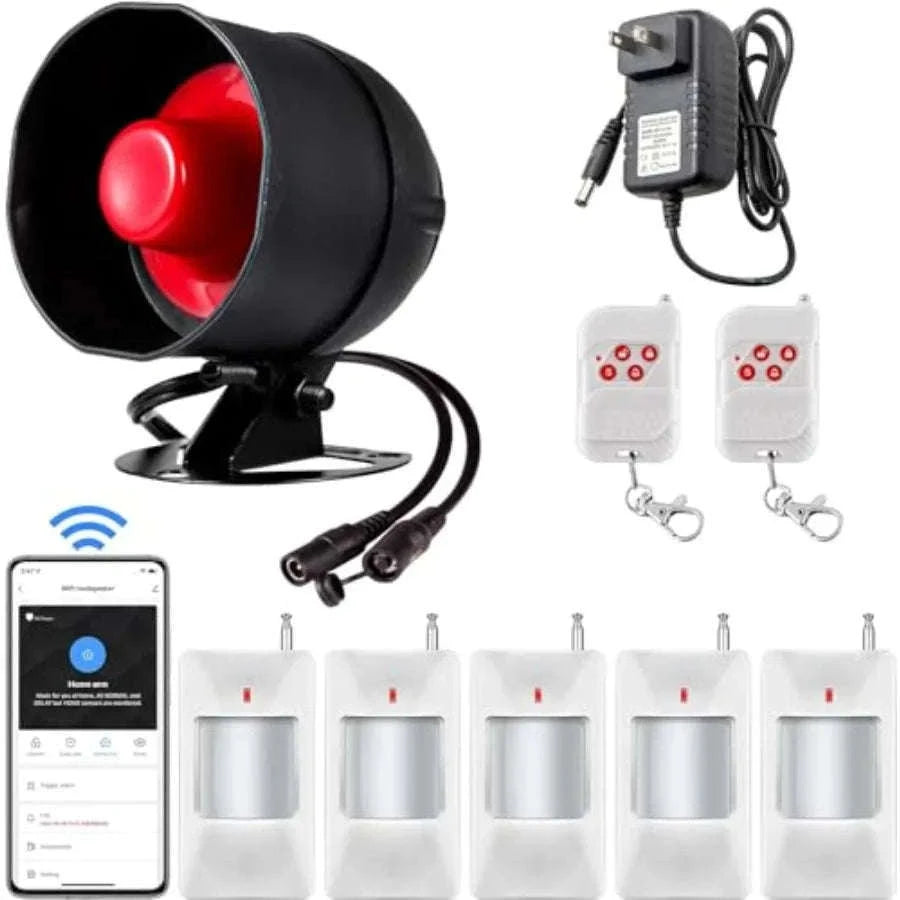 WiFi Alarm System for Shed and Garage with 120dB Alarm-United States / aspic