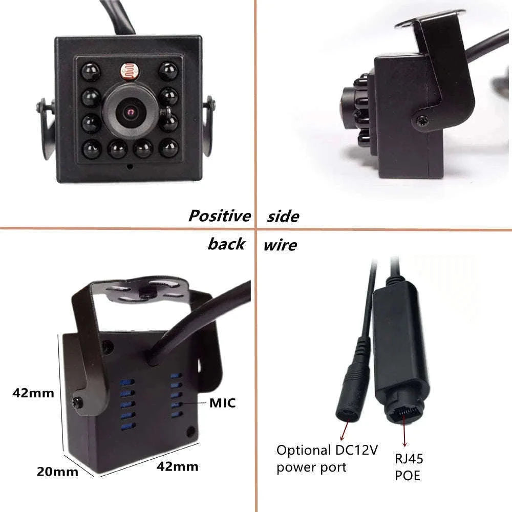 WiFi Bird Box Camera 5MP PoE Mini Nest Camera with Night Vision-2MP Package EU / 2.8mm