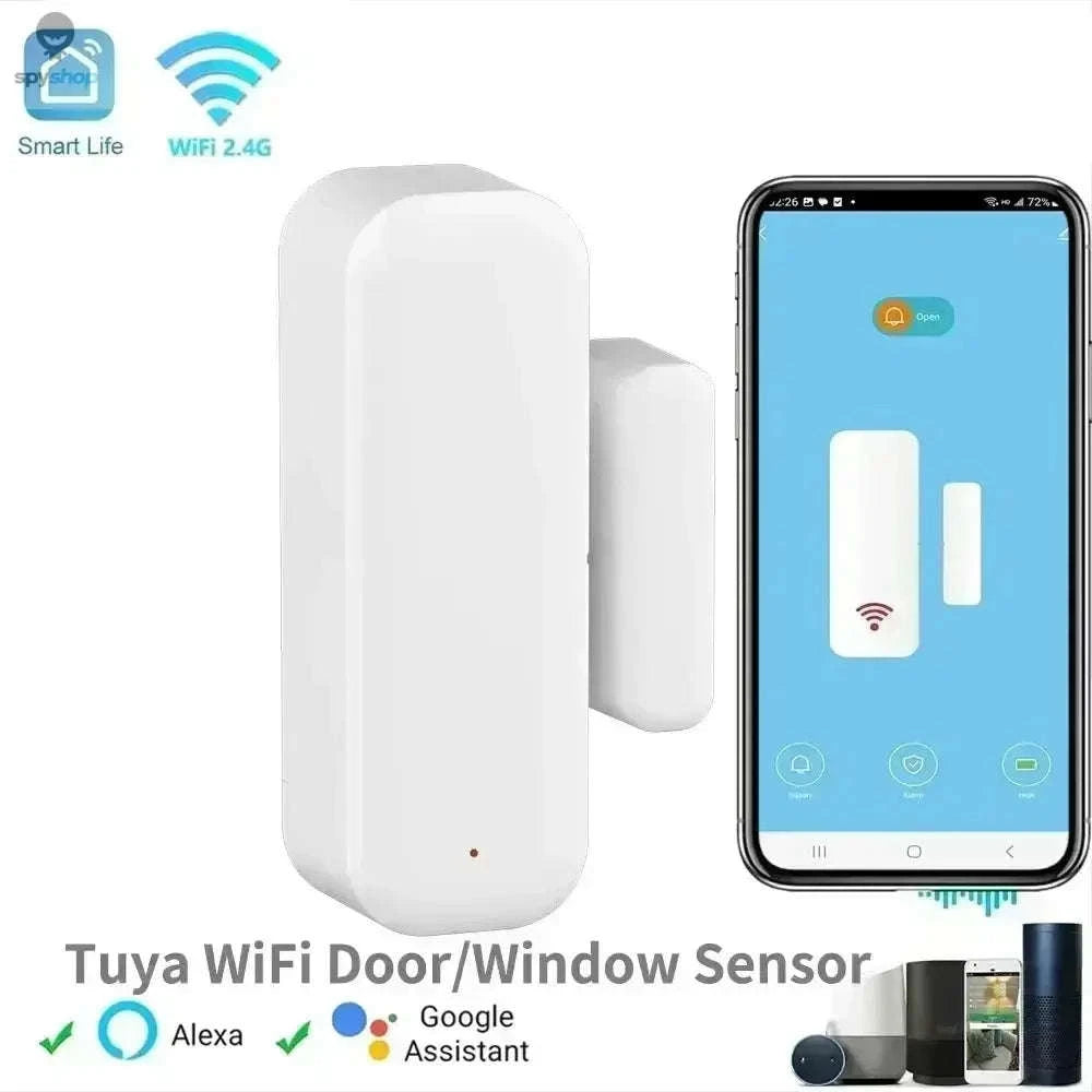 WiFi Door and Window Sensor – Smart Alerts and Easy App Control-Default Title