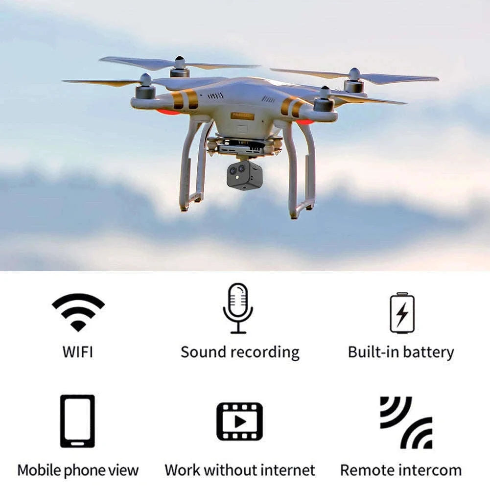 WiFi Mini Camera 4K HD Voice Recorder with Night Vision-spain