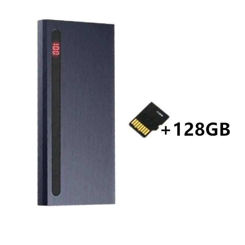 WiFi Power Bank Hidden Camera with Wireless Charging for iOS Android-Excluding card
