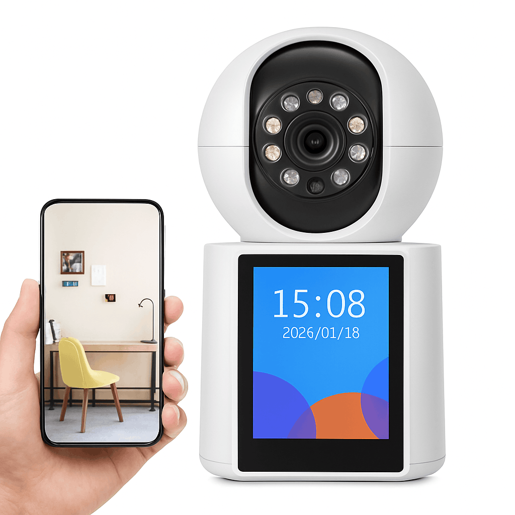 WiFi PTZ Baby IP Camera with 2.8 Inch Screen and Two-Way Audio-3MP WIFI Camera / US Plug / 3.6mm|United States