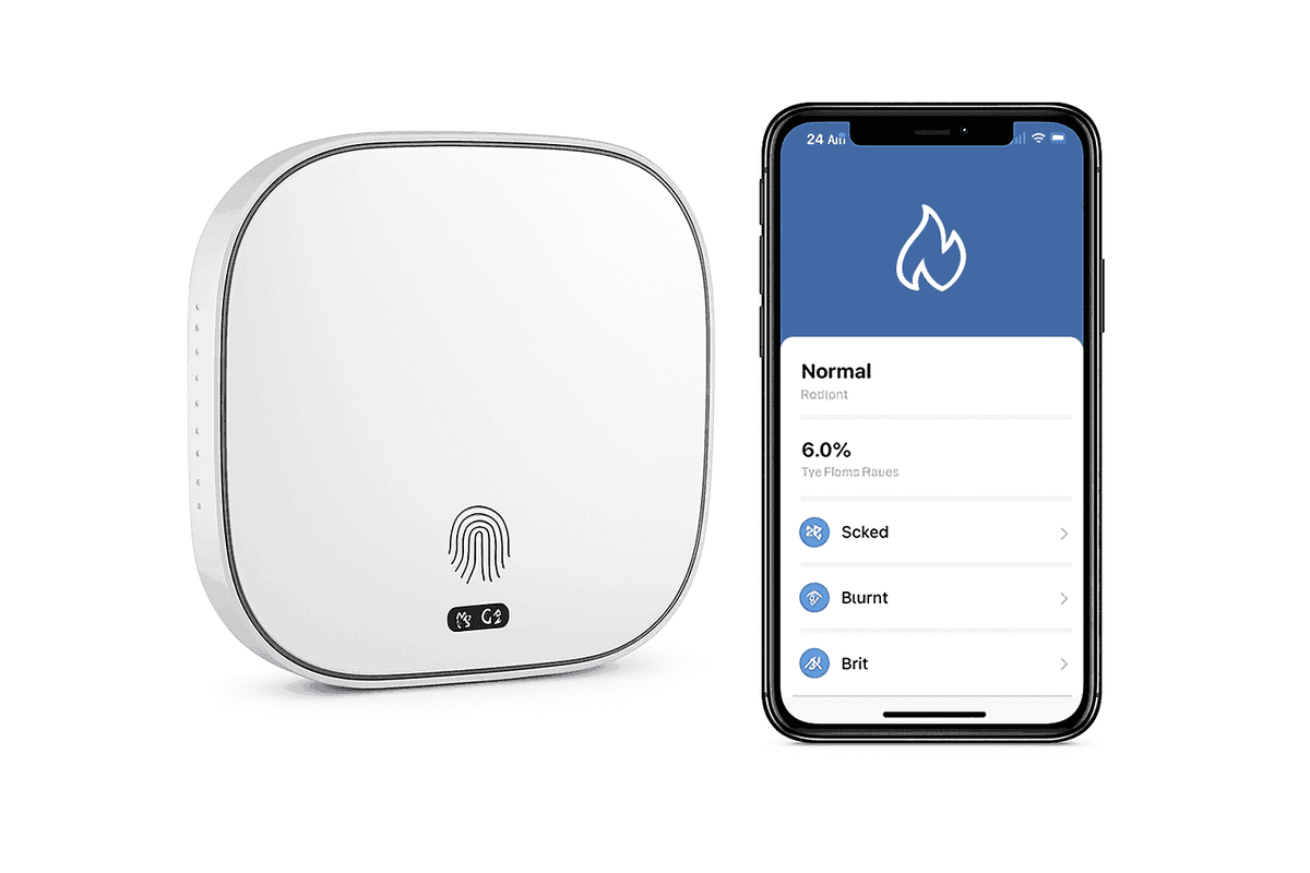 WiFi Smart Gas and Carbon Monoxide Alarm Detector-US Plug