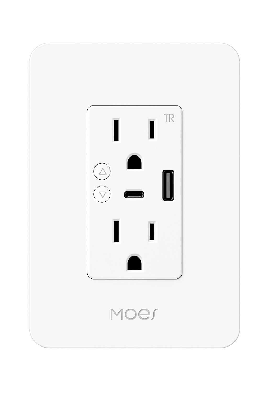 WiFi Smart Wall Socket with Type-C and USB Ports