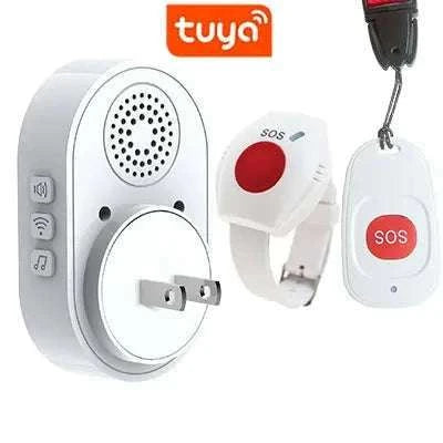 WiFi SOS Emergency Alert System with Caregiver App Notifications-