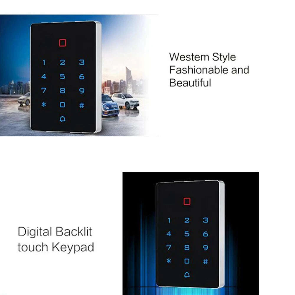WiFi Tuya RFID Access Control Keypad with Touch Reader-T12EM-WIFI and cover