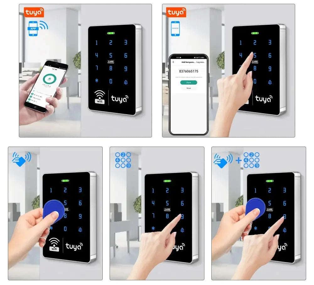 WiFi Tuya RFID Access Controller IP68 S10-with Blue Keys
