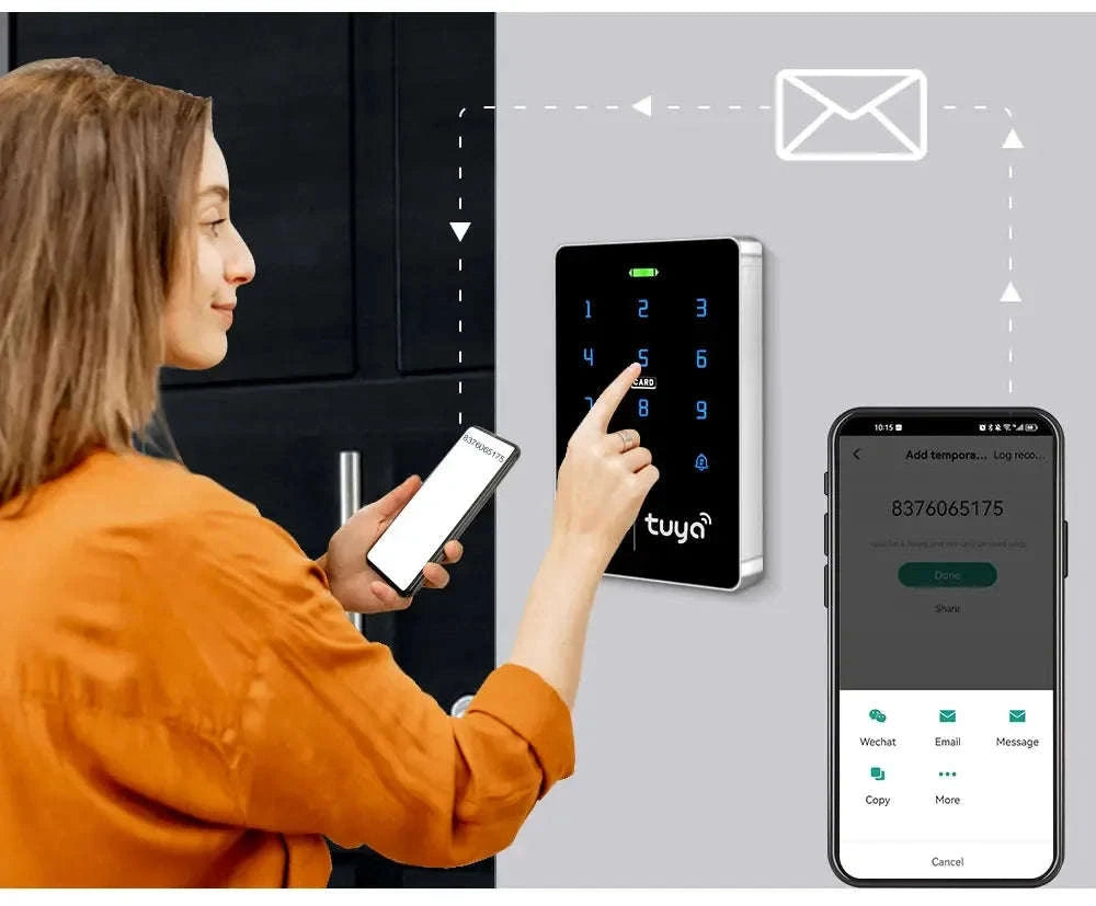 WiFi Tuya RFID Access Controller IP68 S10-with Blue Keys