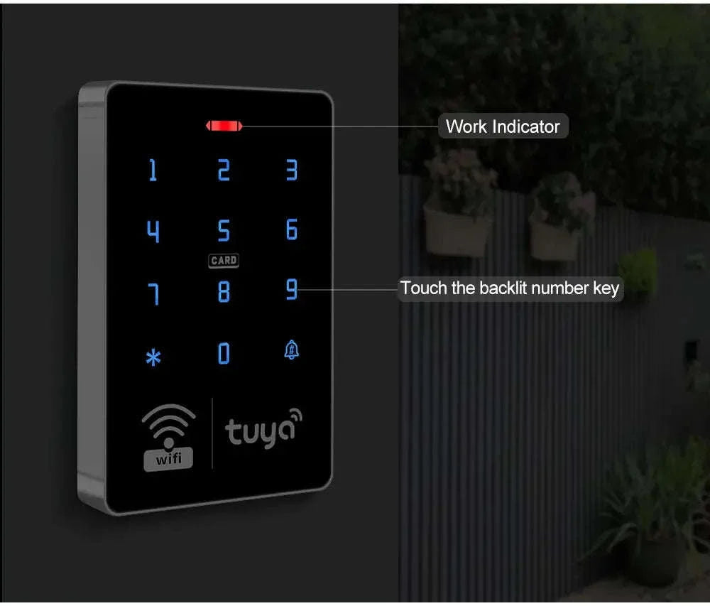 WiFi Tuya RFID Access Controller IP68 S10-with Blue Keys
