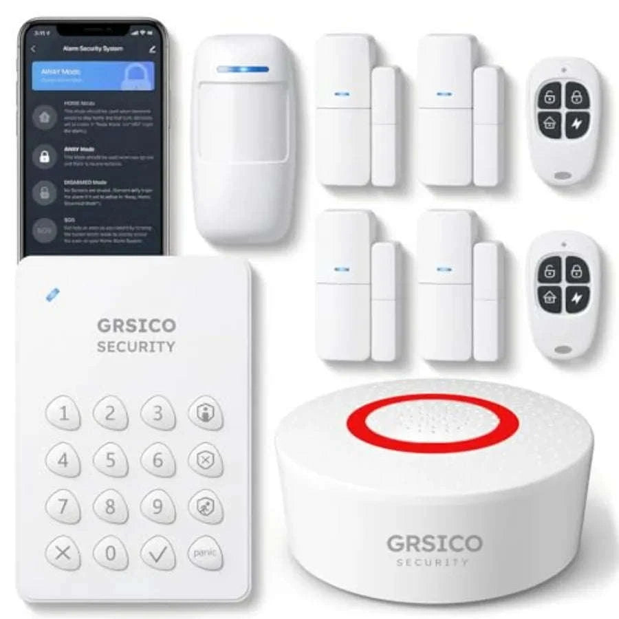WiFi Wireless Home Security System 9-Piece DIY Kit-United States / C9Pack