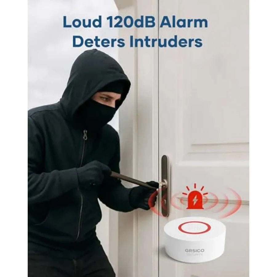 WiFi Wireless Home Security System 9-Piece DIY Kit-United States / C9Pack