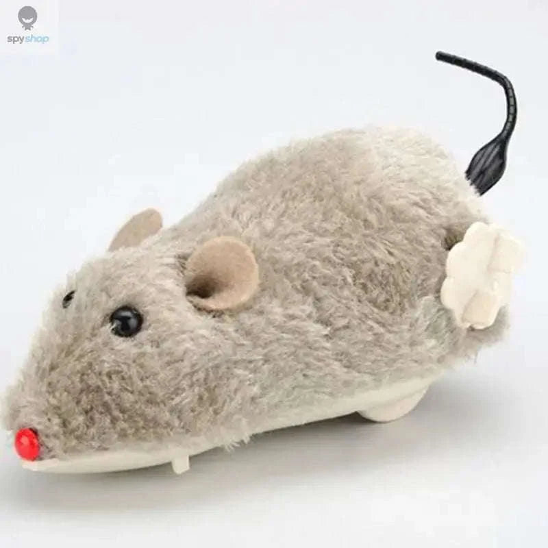 Wind‑up Mouse Toy for Pets – Lifelike Plush, Interactive Play & Exercise-Default Title