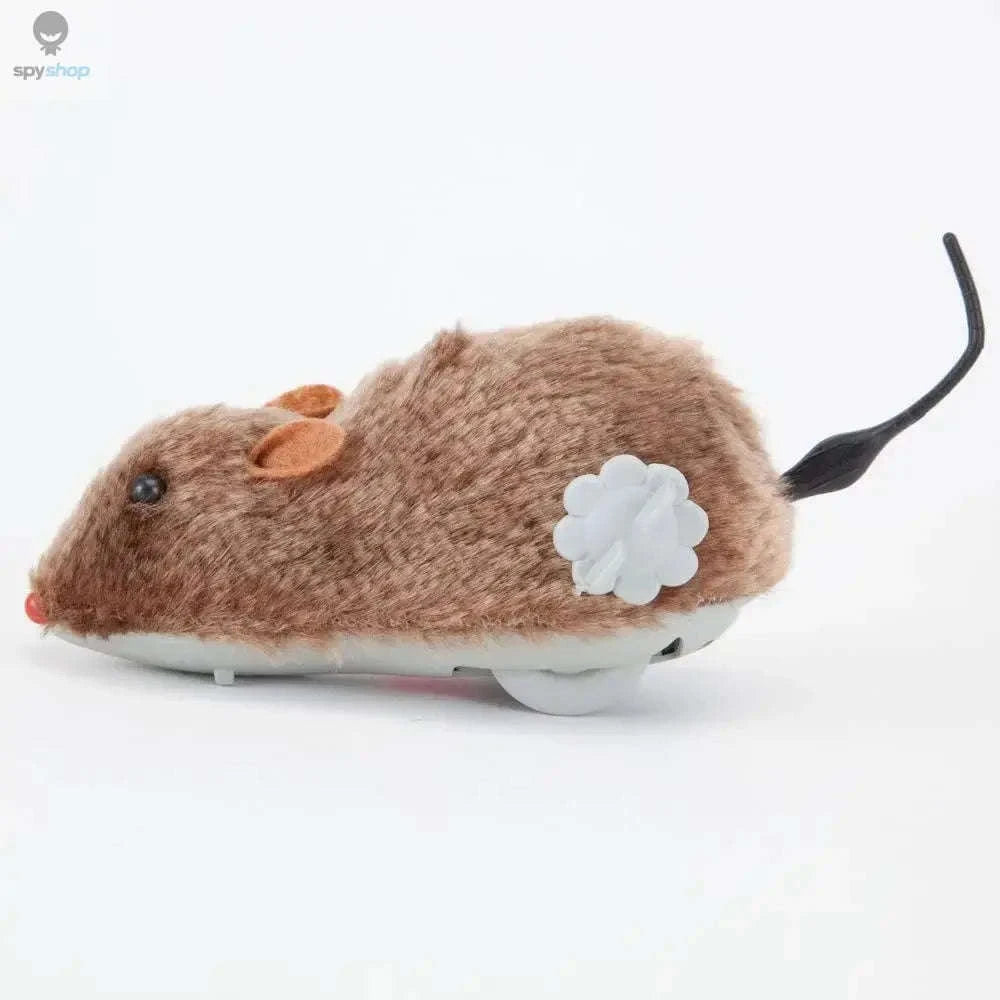 Wind‑up Mouse Toy for Pets – Lifelike Plush, Interactive Play & Exercise-Default Title