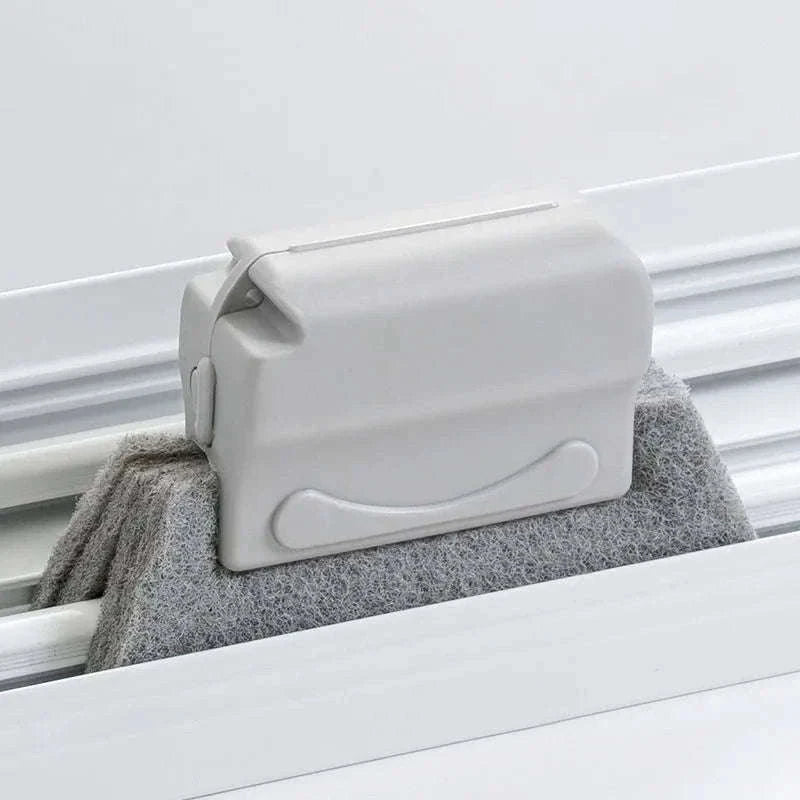 Window Groove Cleaning Brush for Tracks and Tight Spaces-1 Pc Green