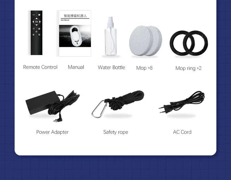 Window Robot Vacuum Cleaner for Effortless Glass Cleaning-Window Cleaner A / EU / Poland|Yes