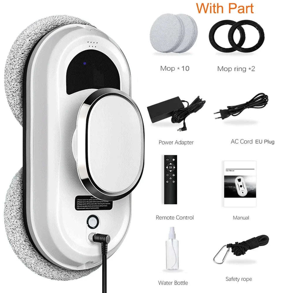 Window Robot Vacuum Cleaner for Effortless Glass Cleaning-Window Cleaner A / EU / Poland|Yes