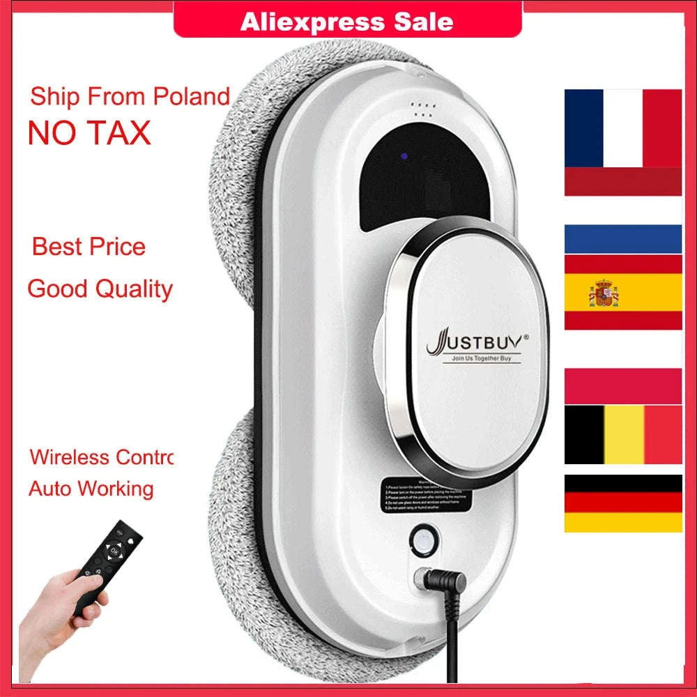 Window Robot Vacuum Cleaner with Remote-Controlled Auto Glass Cleaning-Window cleaner / Poland