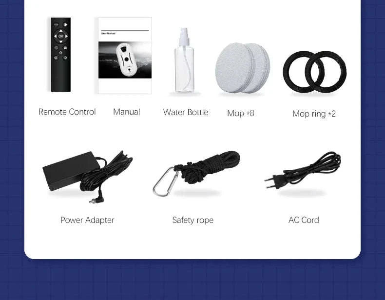 Window Robot Vacuum Cleaner with Remote-Controlled Auto Glass Cleaning-Window cleaner / Poland