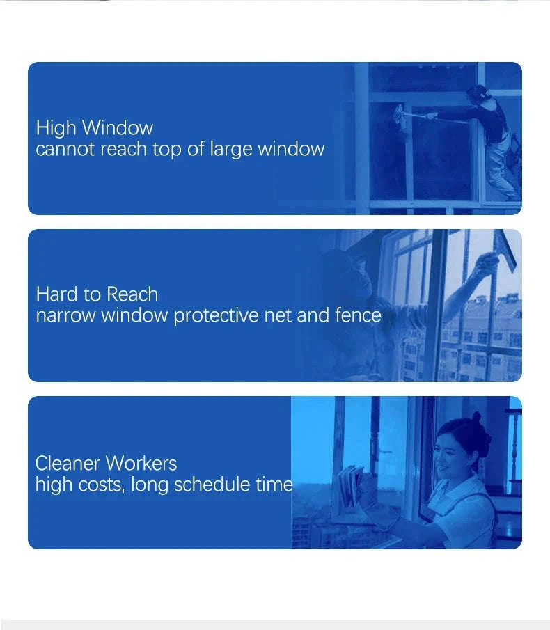 Window Robot Vacuum Cleaner with Remote-Controlled Auto Glass Cleaning-Window cleaner / spain