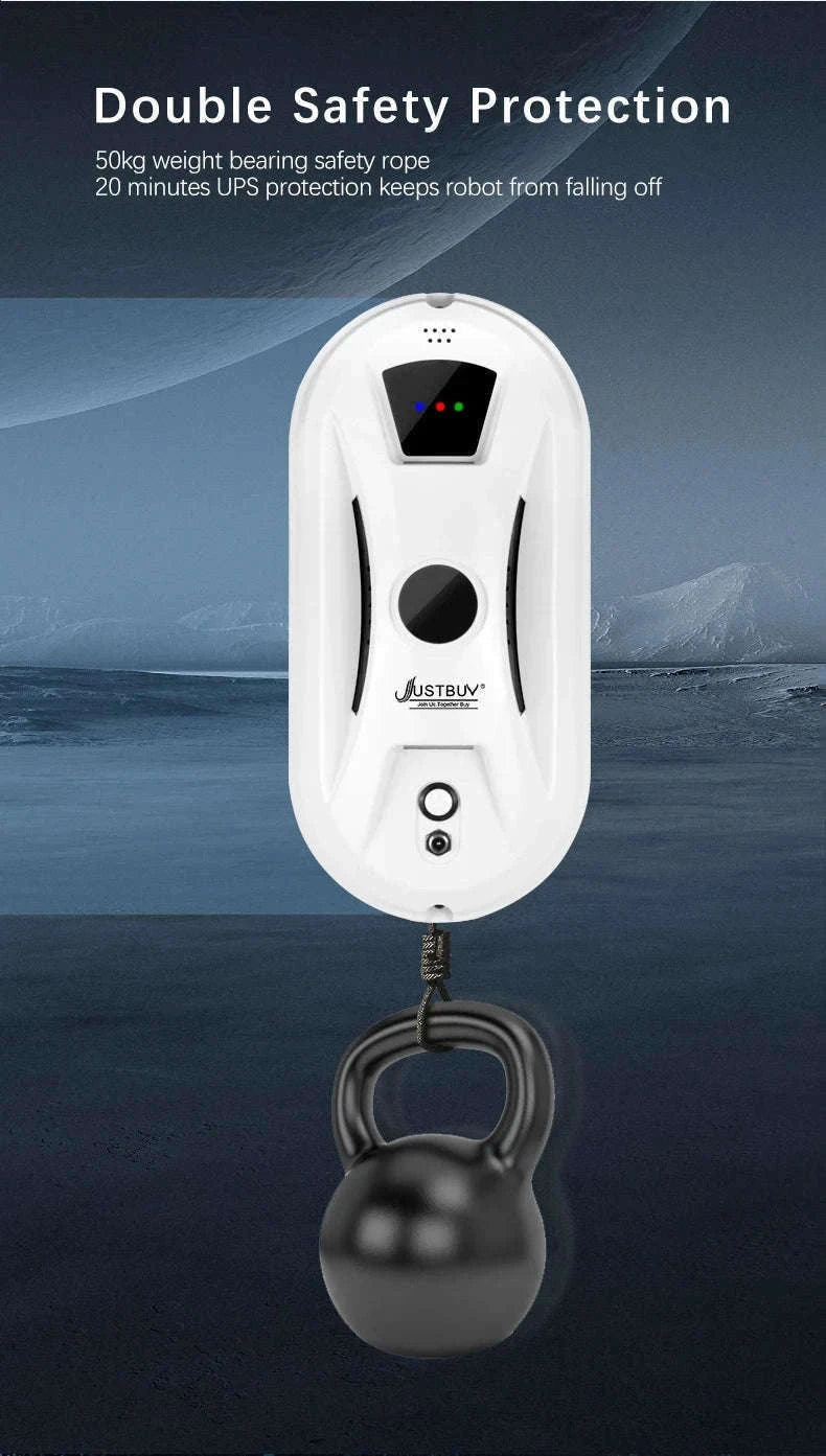 Window Robot Vacuum Cleaner with Remote-Controlled Auto Glass Cleaning-Window cleaner / spain