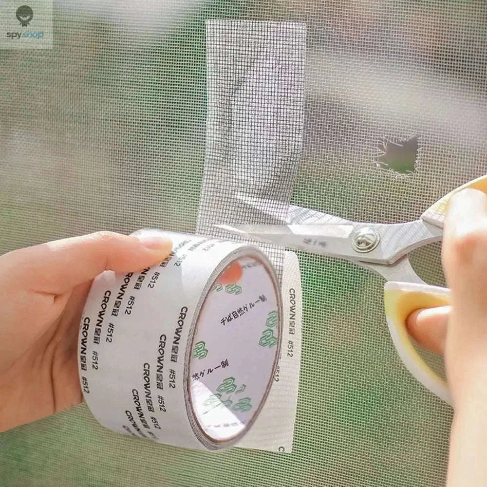 Window Screen Repair Tape for Fast Screen Patching-black