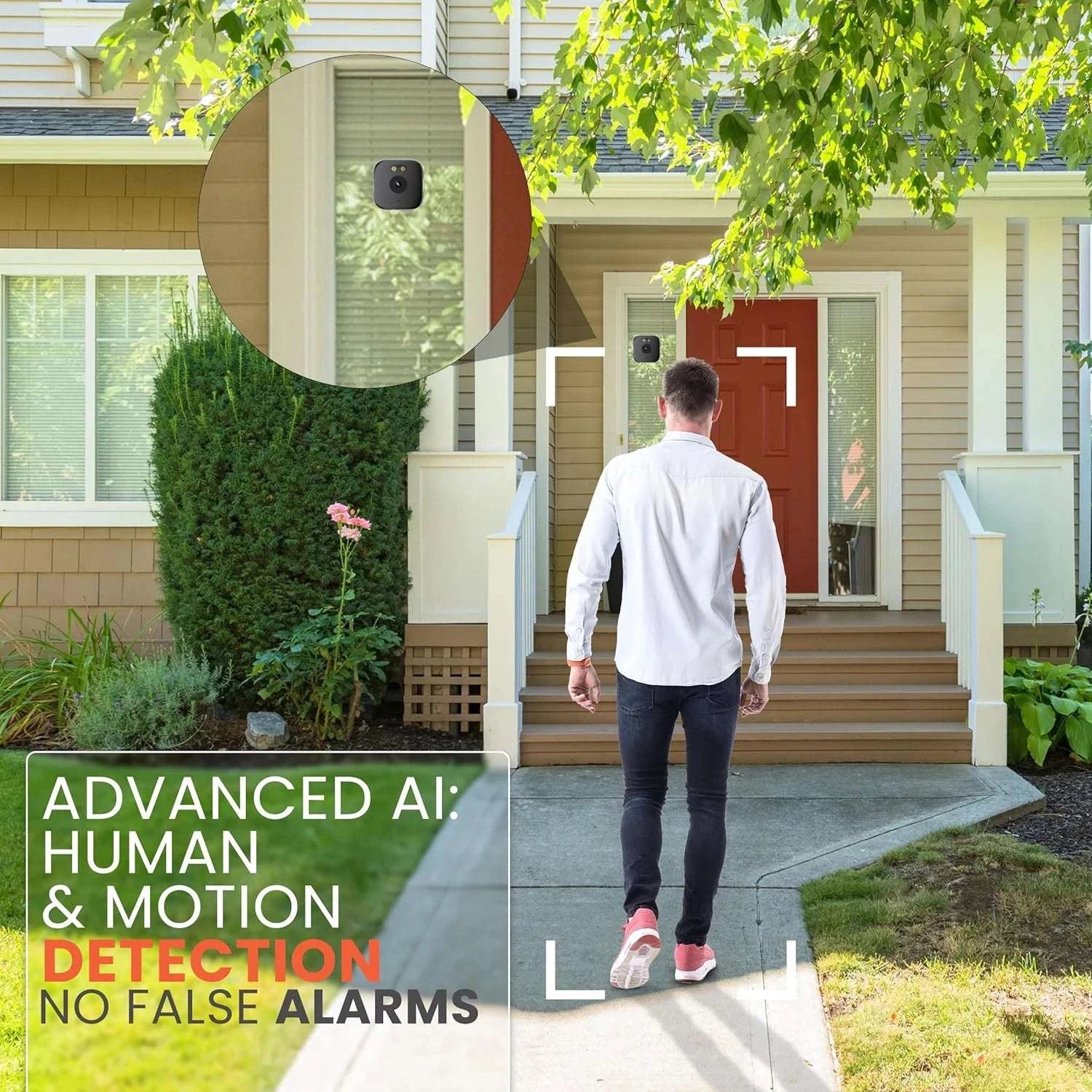 Window Security Camera with 3MP Video & Full-Color Night Vision-2.4G 5G Camera PRO