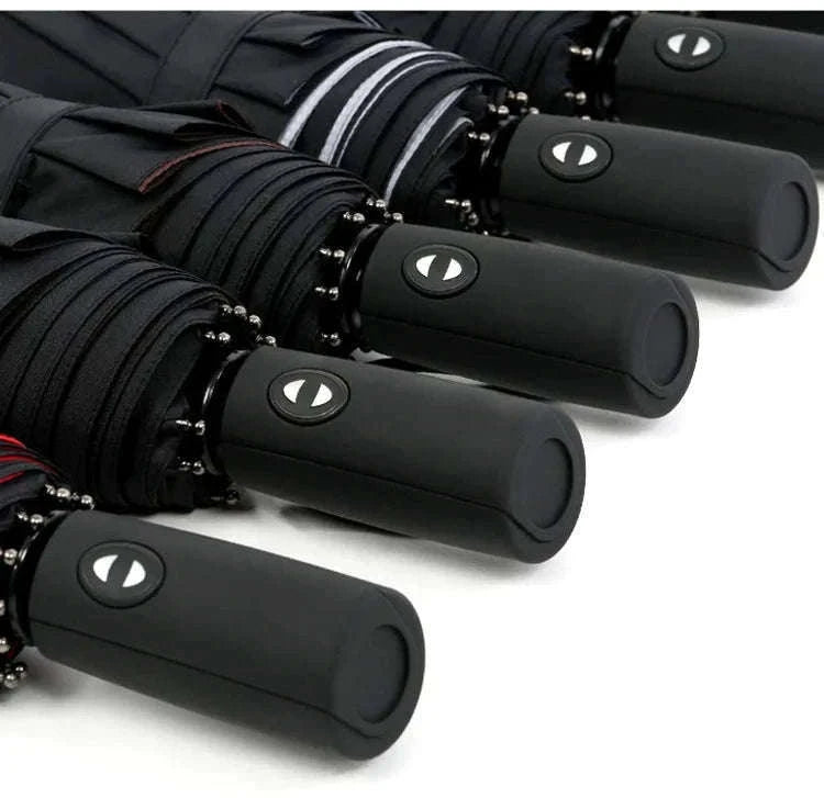 Windproof Automatic Umbrella with One-Touch Open and Close-blue