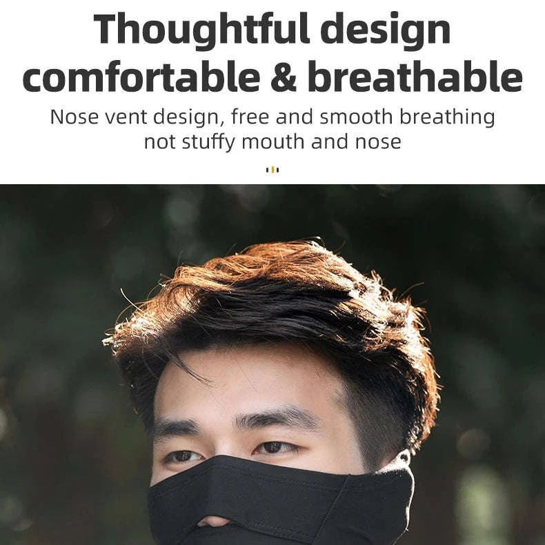 Windproof Cycling Face Scarf with Ear Protection Bandana Mask-YDWB003