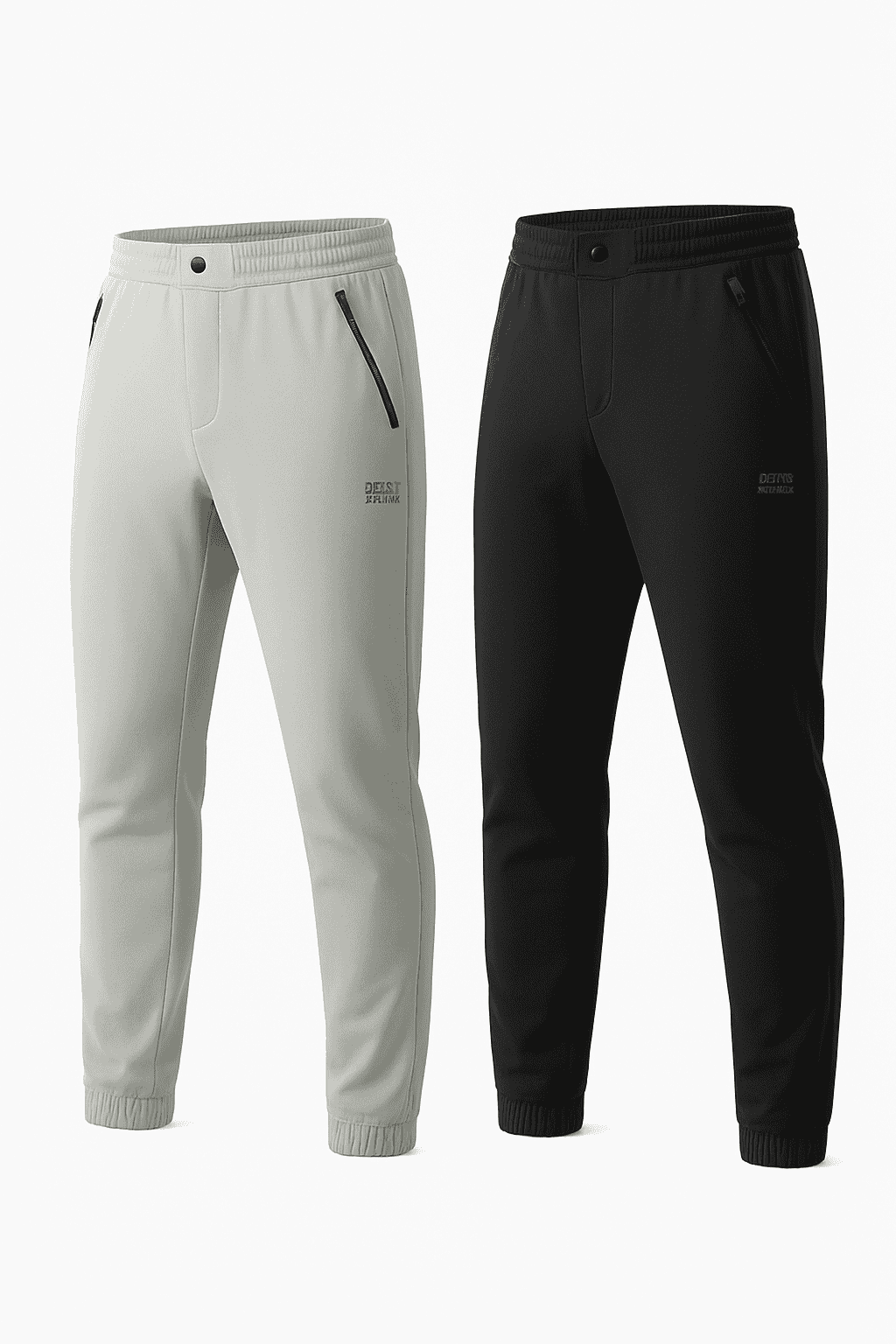 Windproof Fleece Cycling Pants for Cold Weather Riding-YPK046-GR / Asian XL(EUR L)