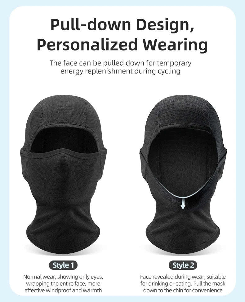 Windproof Thermal Balaclava Face Mask for Cycling & Outdoor Sports-014-YPP101-C / M(40-48CM)