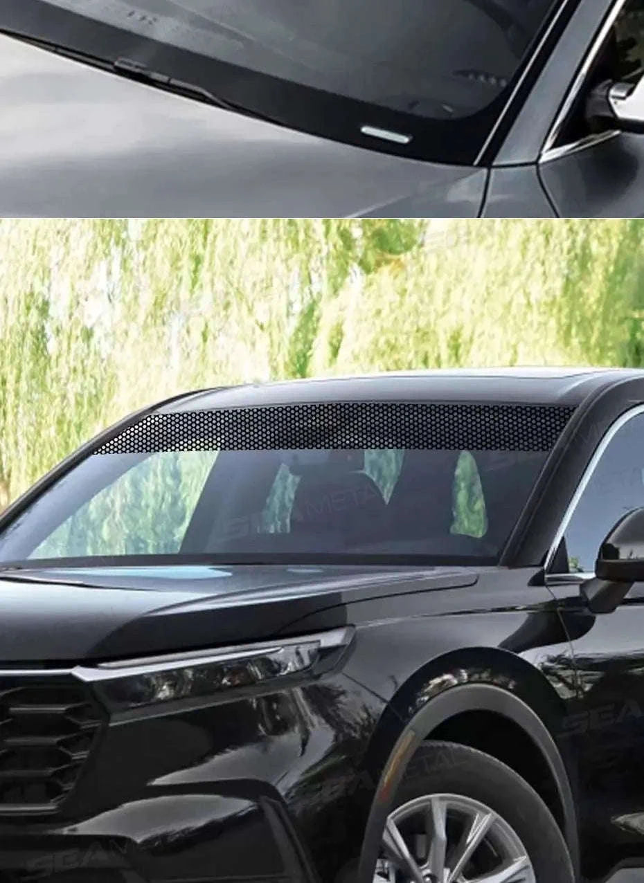 Windshield Sun Protection Sticker Car Window Sun Shade Cover-Matte black
