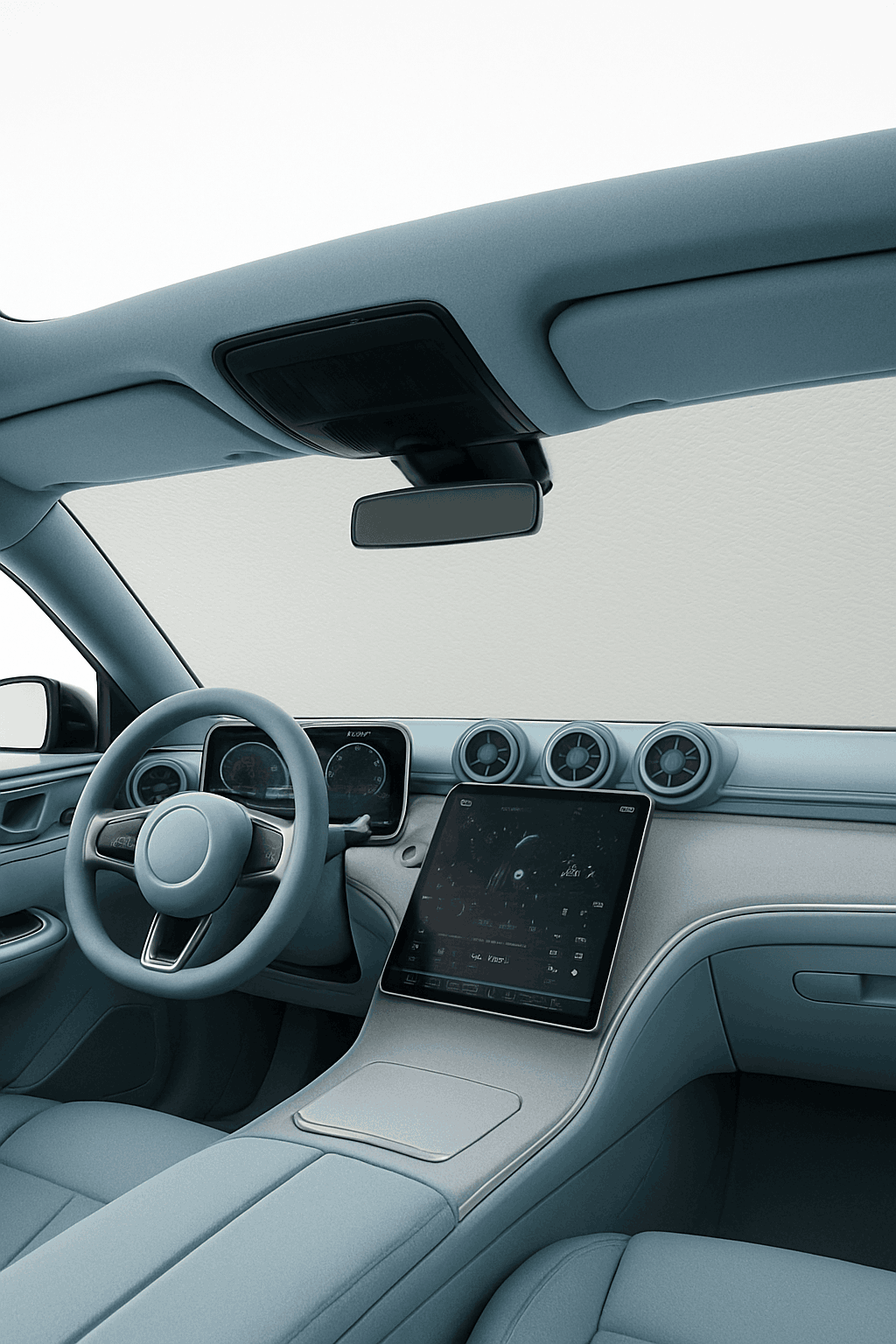 Windshield Sun Shade for Car Cooling and Sun Protection-Blue