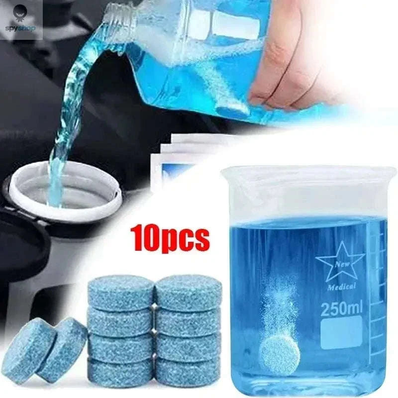 Windshield Washer Tablet – All‑Season Effervescent Cleaning Formula-10pcs