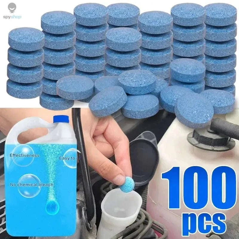 Windshield Washer Tablet – All‑Season Effervescent Cleaning Formula-10pcs