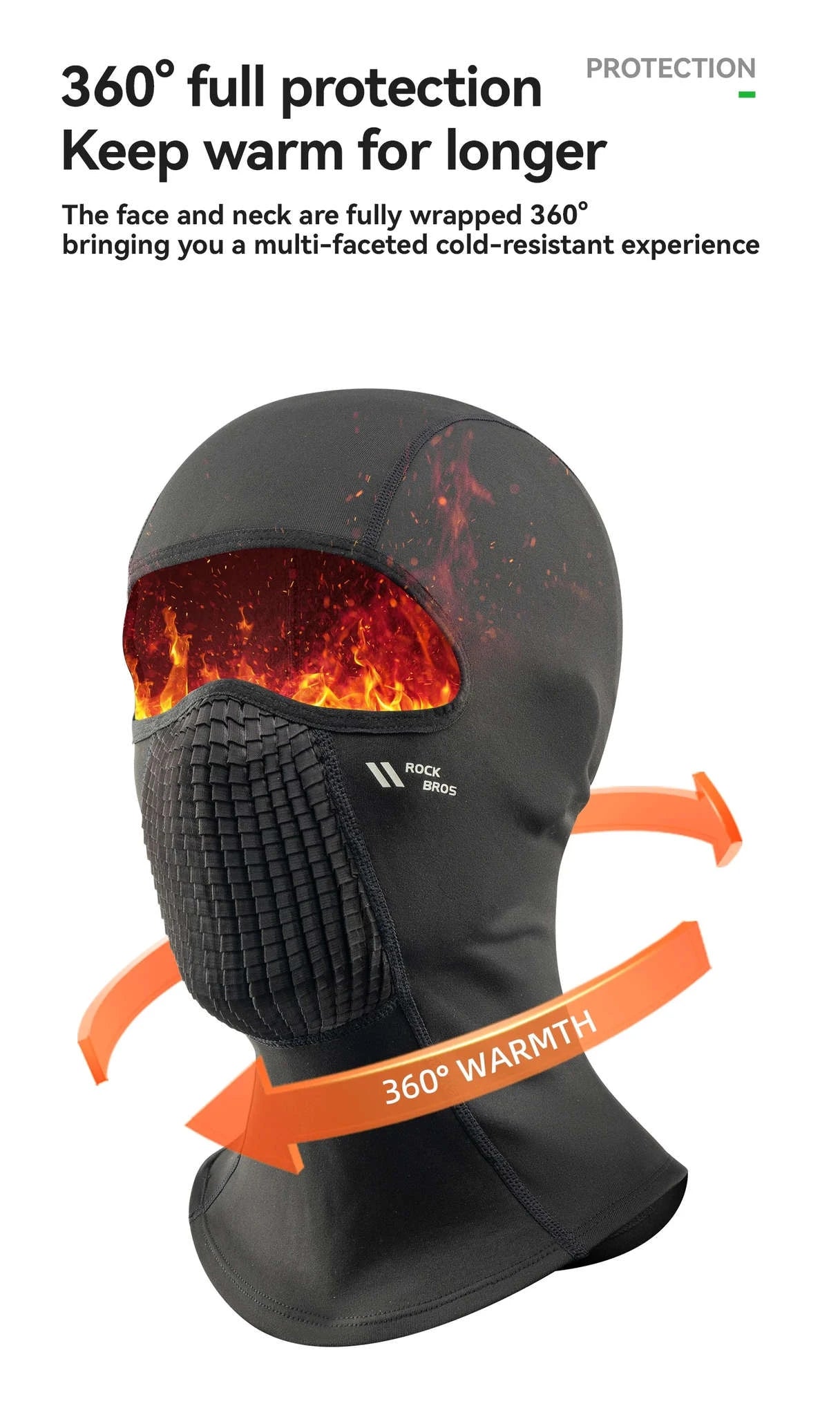 Winter Balaclava Face Mask Windproof Full Head Protection-2pcs-LF25699-A
