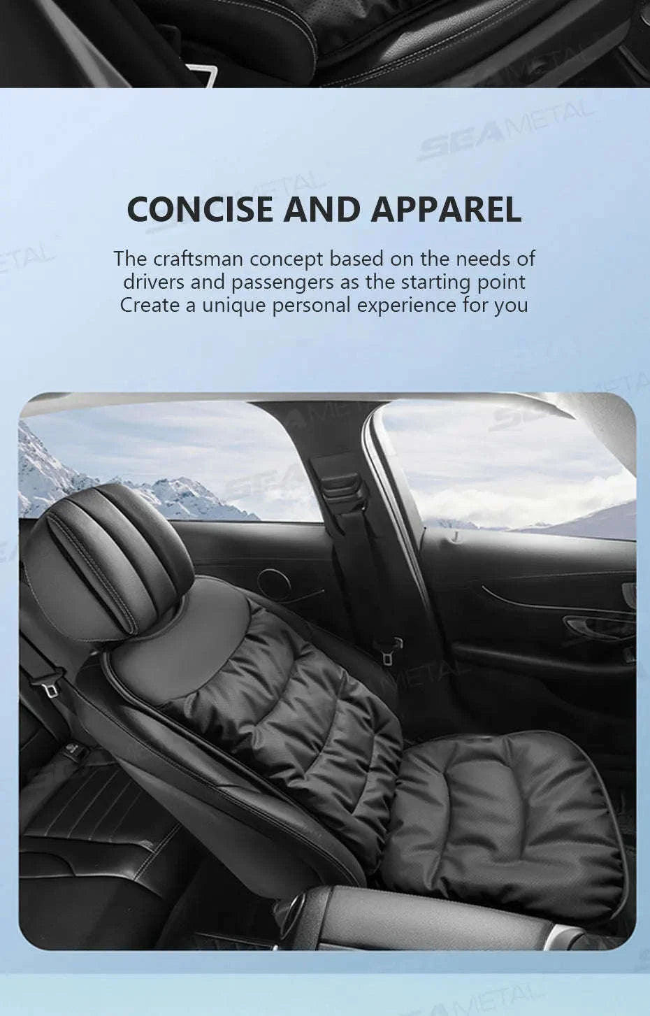 Winter Car Seat Cushion Cover Thick Thermal Plush Anti-Slip Universal-Bottom Black 1pc