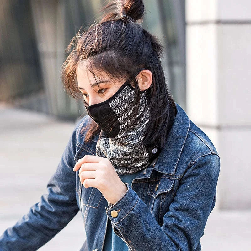 Winter Cycling Face Mask Windproof Fleece Thermal Bike Scarf-LF7580-3