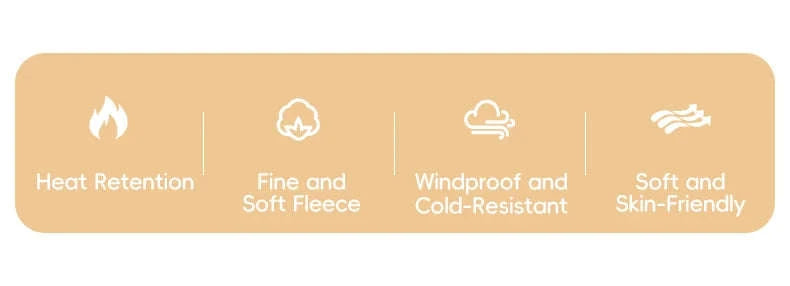 Winter Cycling Face Mask Windproof Full Coverage Fleece Lined-046403