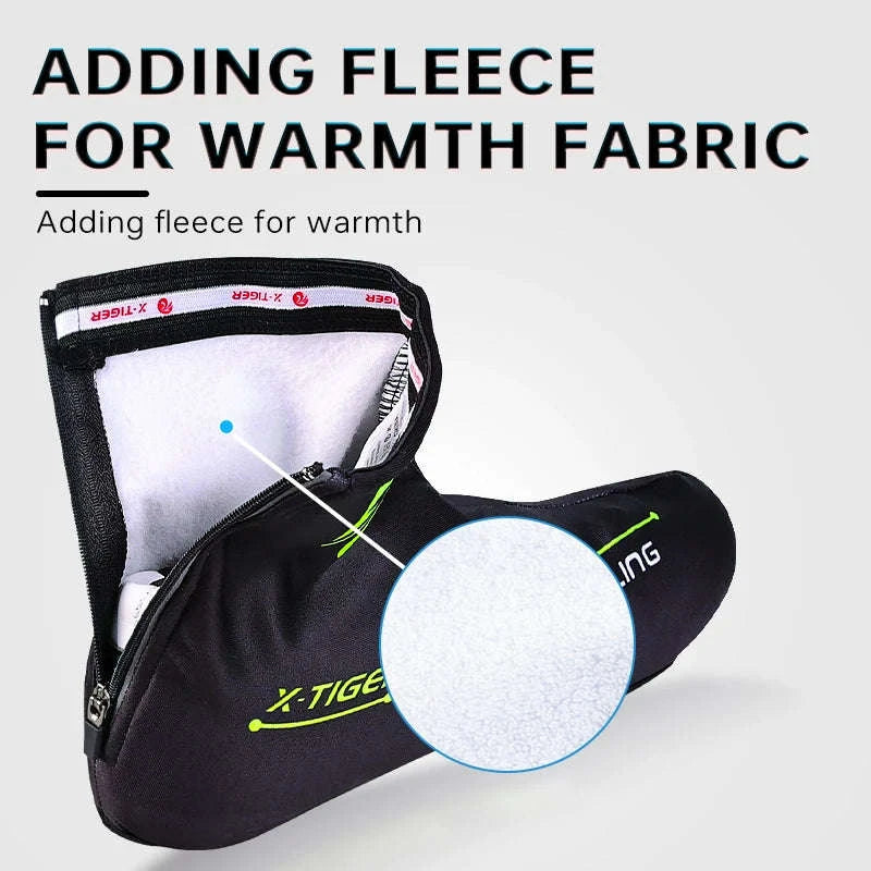 Winter Cycling Shoe Covers with Thermal Fleece X-TIGER-XM-ZPXT-20602 / L