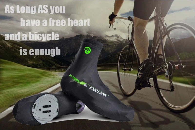 Winter Cycling Shoe Covers with Thermal Fleece X-TIGER-XM-ZPXT-20602 / L
