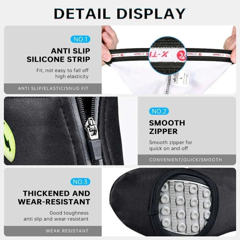 Winter Cycling Shoe Covers with Thermal Fleece-XM-ZPXT-20602 / L